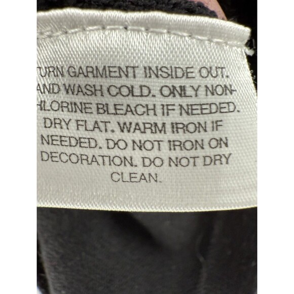 Classic Elements Holiday Poinsettia Cardigan Black Sequin Sweater Petite LARGE - Picture 14 of 14